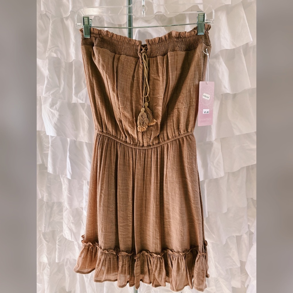 Strapless dress